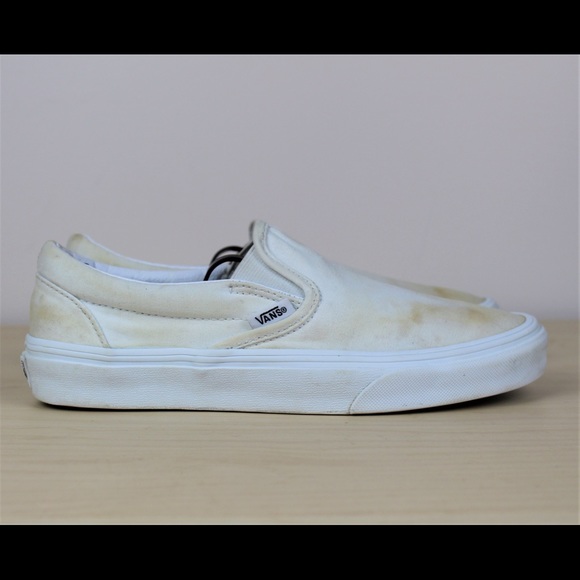 all white vans size 7